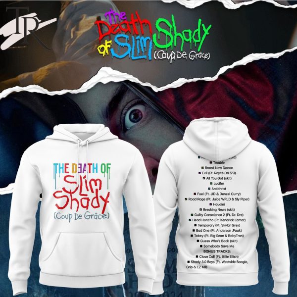 The Death of Slim Shady Coup De Grace Hoodie – White