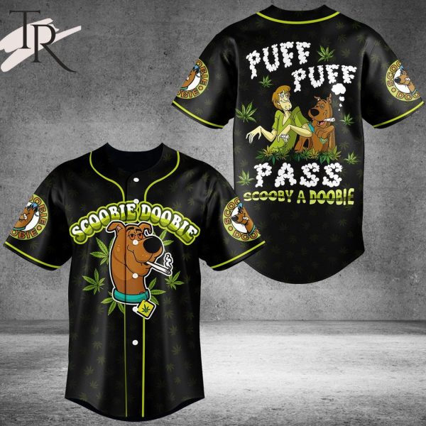 Puff Puff Pass Scooby A Doobie Baseball Jersey