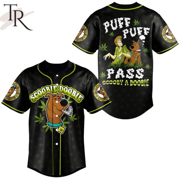 Puff Puff Pass Scooby A Doobie Baseball Jersey