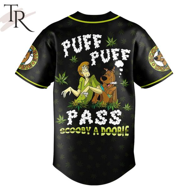 Puff Puff Pass Scooby A Doobie Baseball Jersey