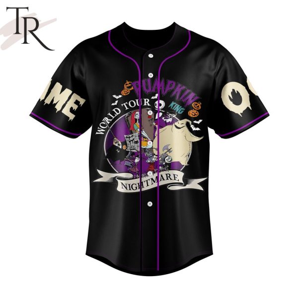 Pumpkin World Tour 2024 Custom Baseball Jersey