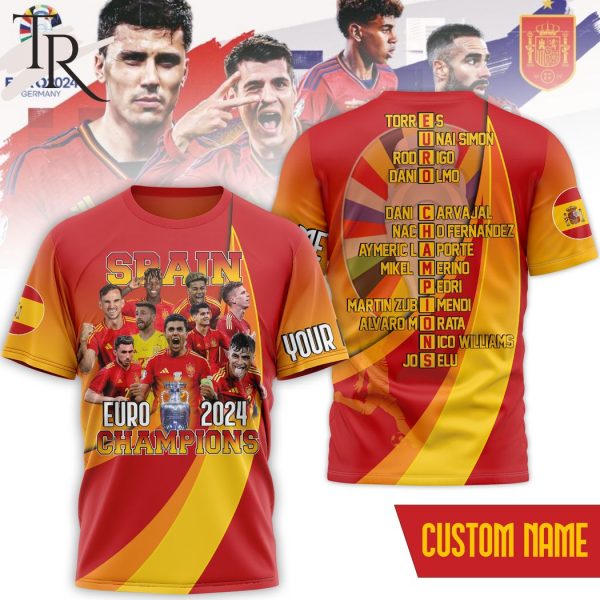 Spain Euro 2024 Champions Custom Hoodie