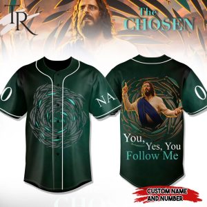 The Chosen You, Yes, You Follow Me Custom Baseball Jersey