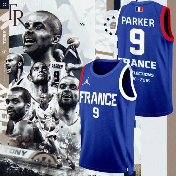 Tony Parker Equipe de France De Basketball Jersey