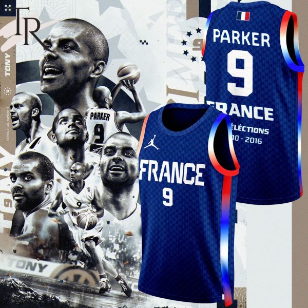 Tony Parker France 181 Selections 2000-2016 Baseball Jersey