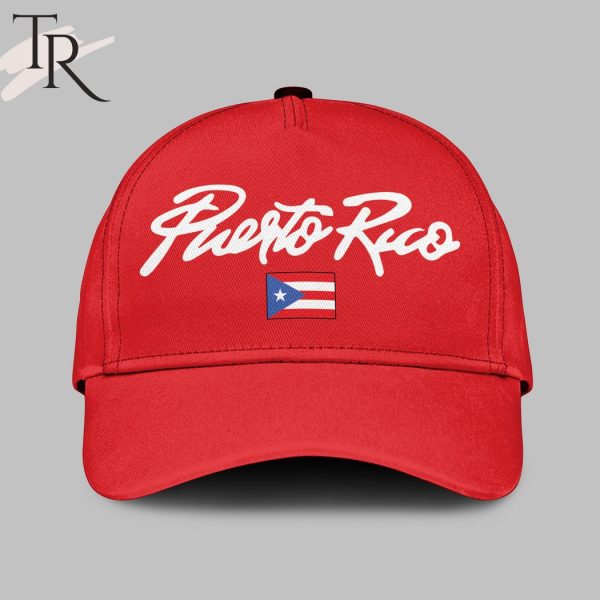 Puerto Rico FIBA Basketball World Cup 2023 Red Hoodie, Longpants, Cap