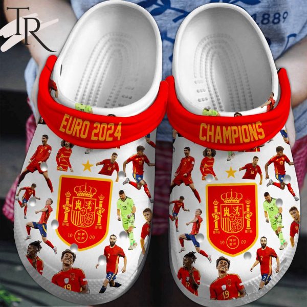 Spain Euro 2024 Champions Crocs