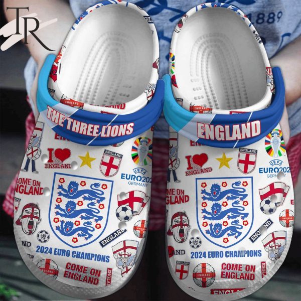 The Three Lions 2024 Euro Champions Come On England Crocs