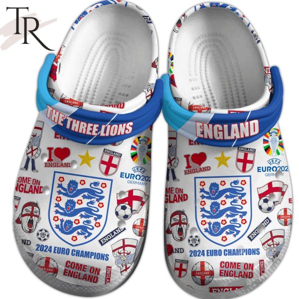 The Three Lions 2024 Euro Champions Come On England Crocs