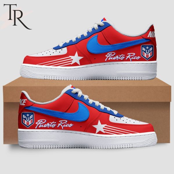 Puerto Rico Basketball Olympic Games Paris 2024 Air Force 1 Sneaker – Red