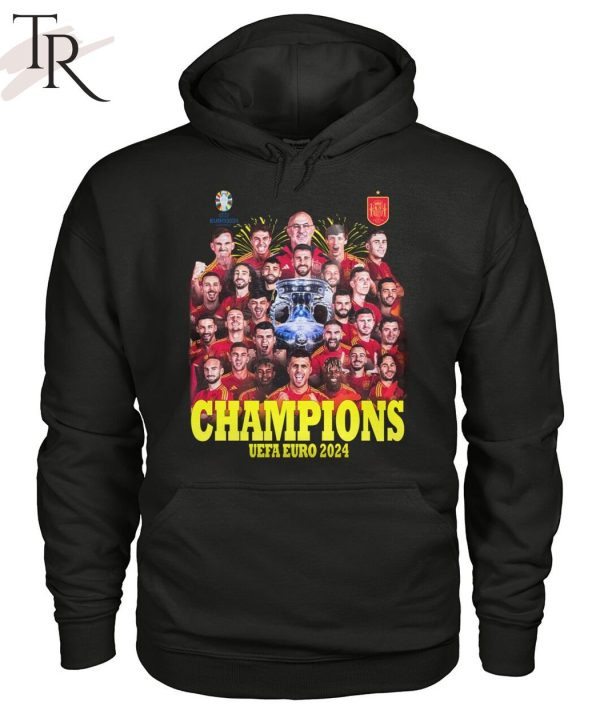 Champions UEFA Euro 2024 Spain T-Shirt