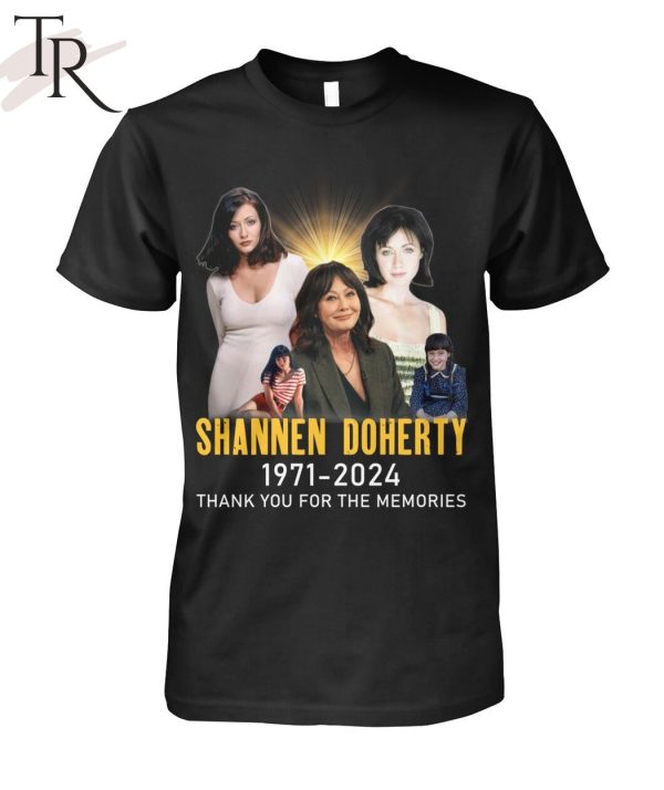 Shannen Doherty 1971-2024 Thank You For The Memories T-Shirt