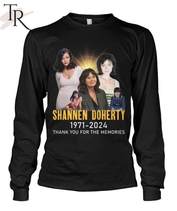 Shannen Doherty 1971-2024 Thank You For The Memories T-Shirt