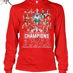 Spain UEFA Euro 2024 Champions Thank You For The Memories T-Shirt