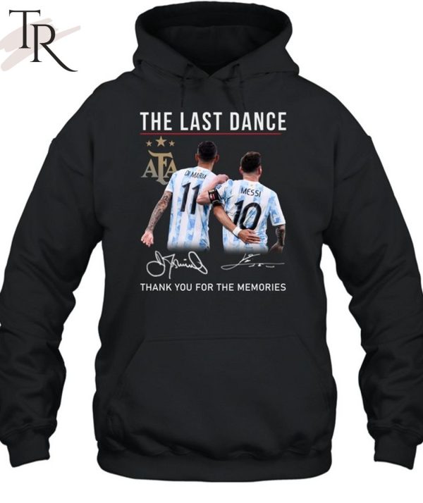 The Last Dance Messi & Di Maria Thank You For The Memories T-Shirt