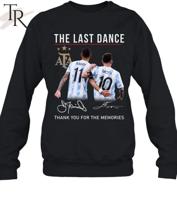 The Last Dance Messi & Di Maria Thank You For The Memories T-Shirt