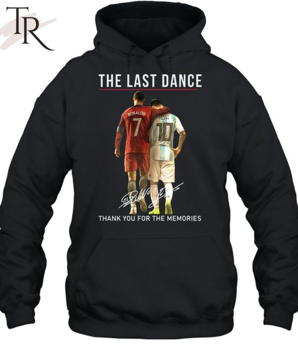 The Last Dance Messi & Ronaldo Thank You For The Memories T-Shirt