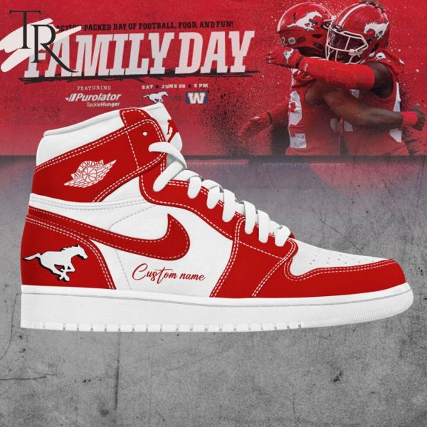 Calgary Stampeders Family Day Air Jordan 1, High Top