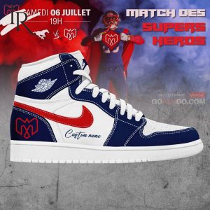 Montreal Alouettes Match Des Supers Heros Samedi 06 Juillet 19h Air Jordan 1, High Top