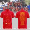 Spain 4-times Campeones UEFA Euro 2024 Polo Shirt