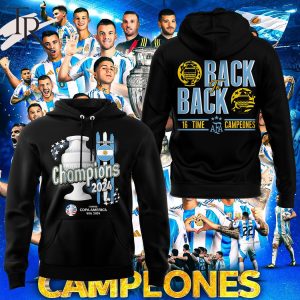 Copa America 2024 Back To Back 16-time Camopeones Argentina Hoodie