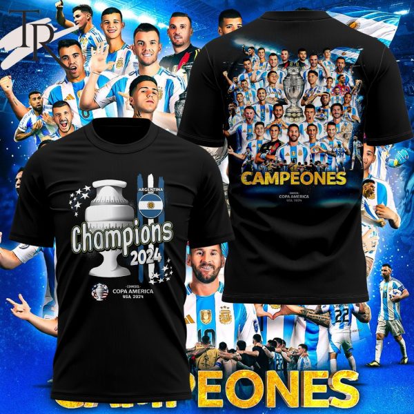 Argentina Copa America 2024 Campeones Hoodie