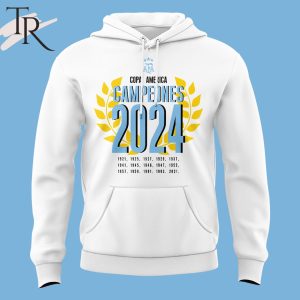 Copa America 2024 Back To Back 16-time Camopeones Argentina Hoodie