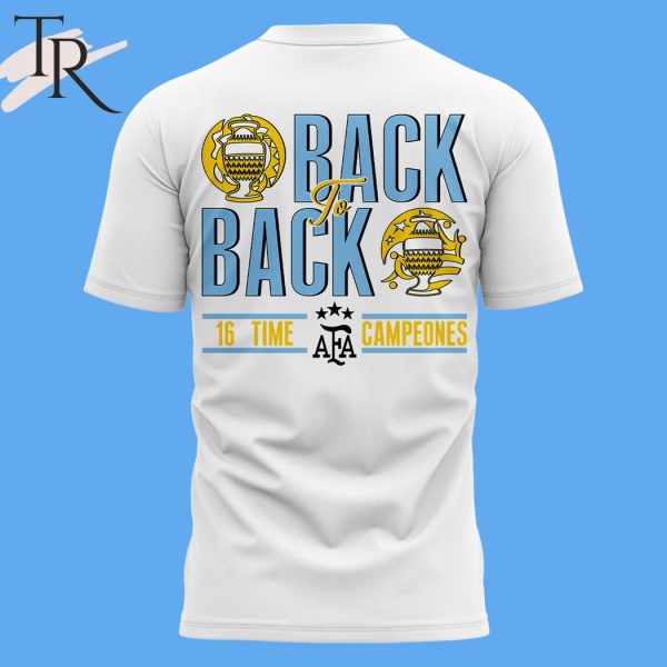 Copa America 2024 Back To Back 16-time Camopeones Argentina Hoodie