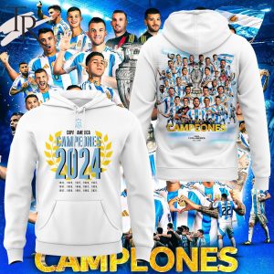 2024 Copa America Campeons Argentina Custom Football Jersey