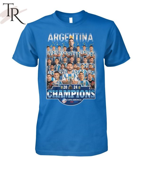 Argentina 2024 Champions Copa America USA 2024 T-Shirt