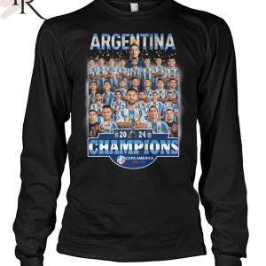 Argentina 2024 Champions Copa America USA 2024 T-Shirt