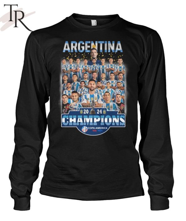 Argentina 2024 Champions Copa America USA 2024 T-Shirt