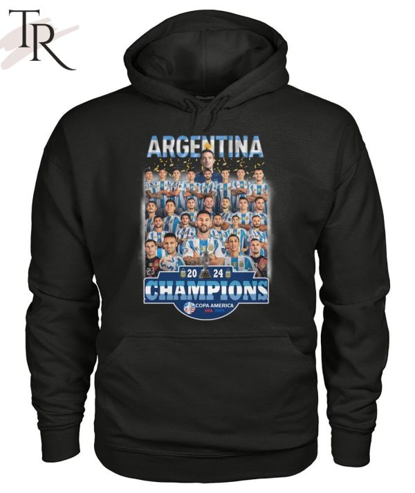 Argentina 2024 Champions Copa America USA 2024 T-Shirt