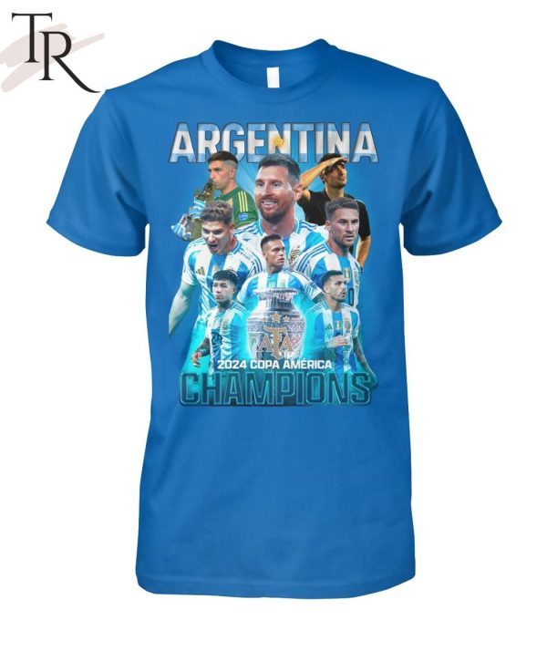 Argentina 2024 Copa America Champions T-Shirt