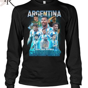 Argentina 2024 Copa America Champions T-Shirt