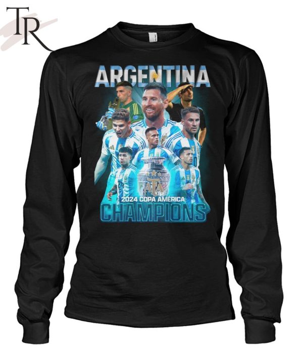 Argentina 2024 Copa America Champions T-Shirt