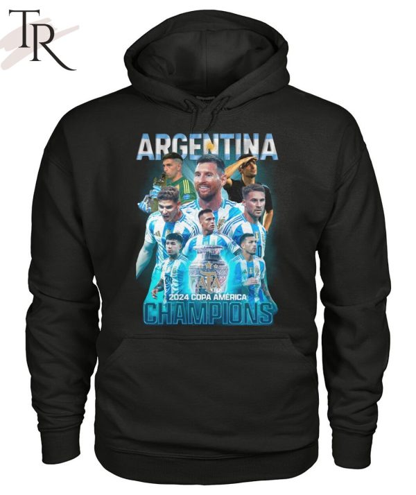 Argentina 2024 Copa America Champions T-Shirt