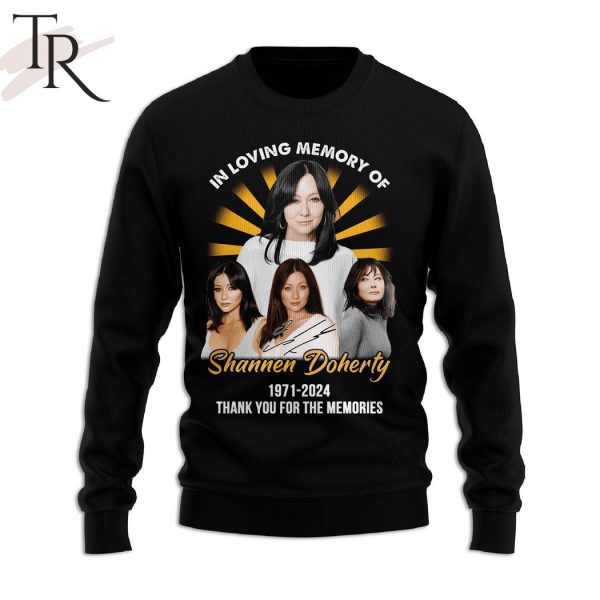 In Loving Memory Of Shannen Doherty 1971-2024 Thank You For The Memories T-Shirt