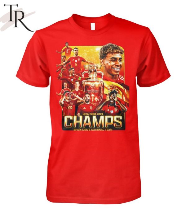 UEFA Euro 2024 Champs Spain Men’s National Team T-Shirt