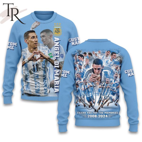 Angel Di Maria Thank You For The Memories 2008-2024 Hoodie