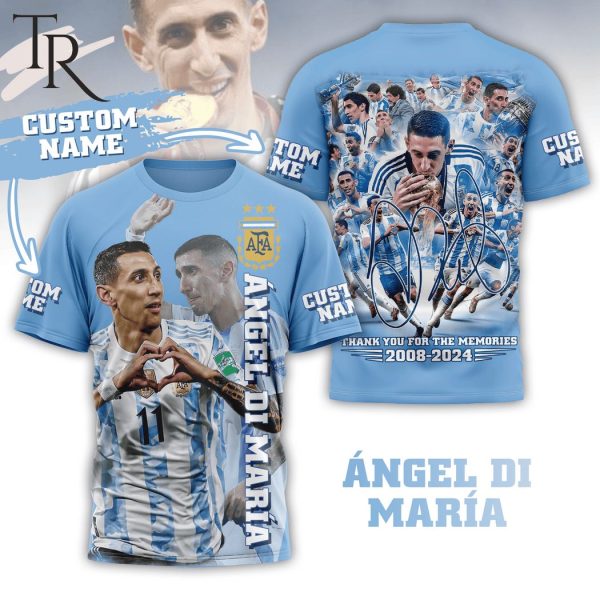 Angel Di Maria Thank You For The Memories 2008-2024 Hoodie