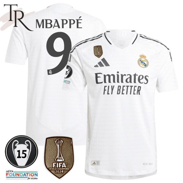 Men’s Real Madrid Mbappe 24-25 Football Jersey