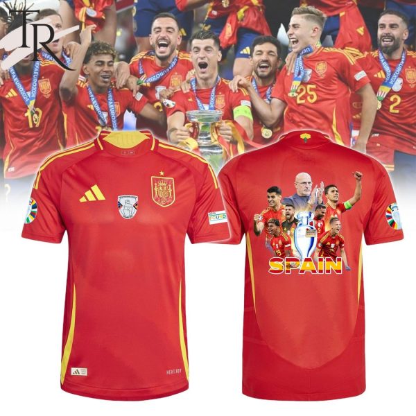 Spain Champions Campeones UEFA Euro 2024 Football Jersey