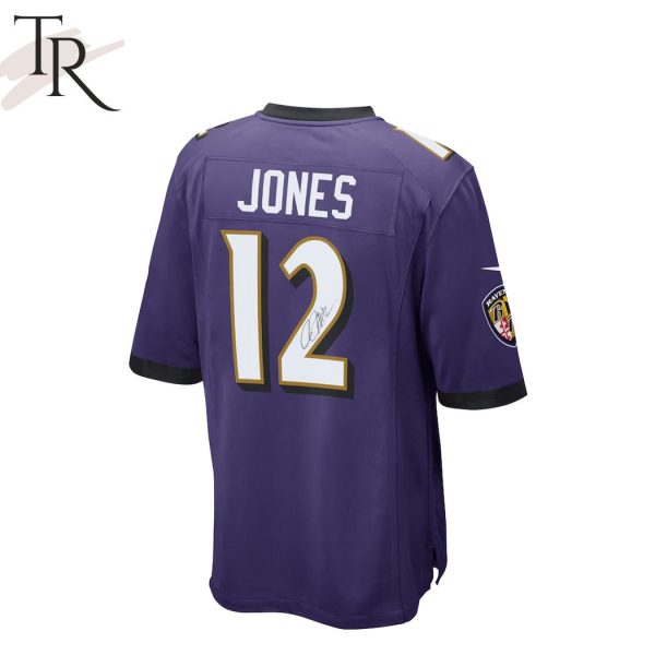 Baltimore Ravens Jacoby Jones Thanks For The Memories Baseball Jersey