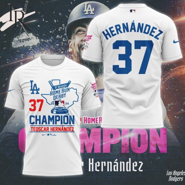 Los Angeles Dodgers Home Run Derby 2024 Champions Teoscar Hernandez Hoodie