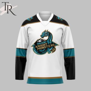 Personalized Tahoe Knight Monsters Hockey Jersey – White