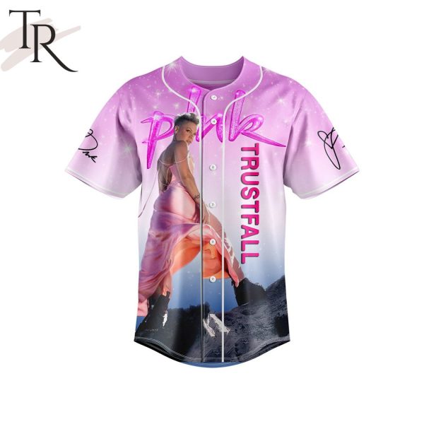 P!nk Trustfall Summer Carnival 2024 Baseball Jersey