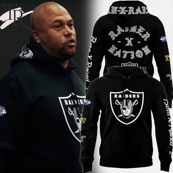 Las Vegas Raiders Coach Antonio Pierce Born X Raised Hoodie, Longpants, Cap