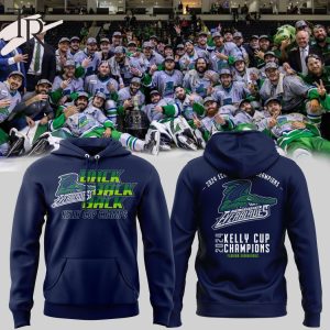 Florida Everblades Back To Back To Back Kelly Cup Champs 2024 Hoodie, Cap
