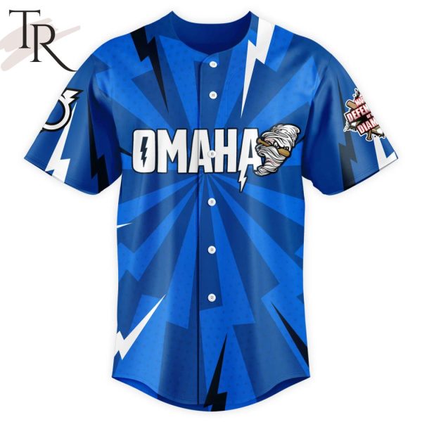 Omaha Storm Chasers Marvel Defenders Of The Diamond Baseball Jersey